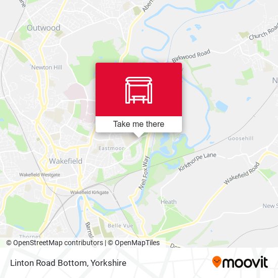 Linton Road Bottom map