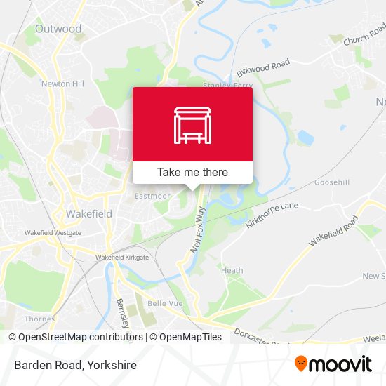 Barden Road map