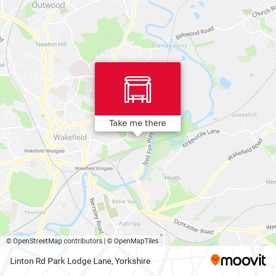 Linton Rd Park Lodge Lane map