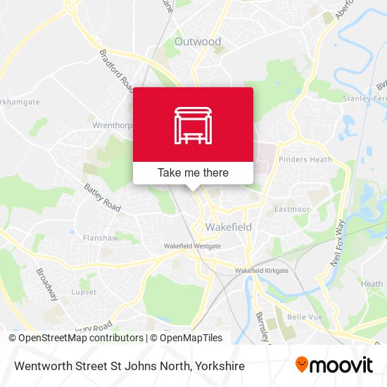 Wentworth Street St Johns North map