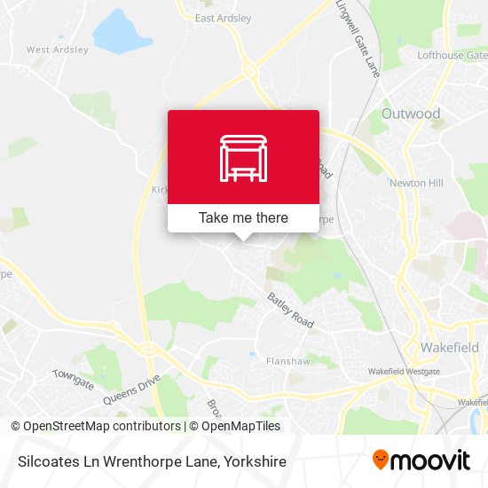 Silcoates Ln Wrenthorpe Lane map