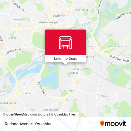 Rutland Avenue map