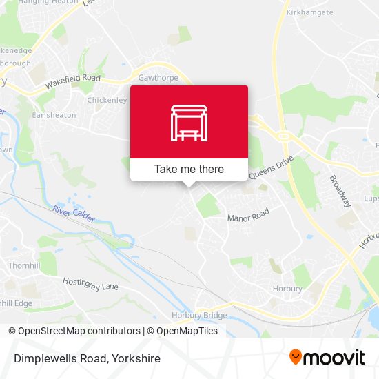 Dimplewells Road map