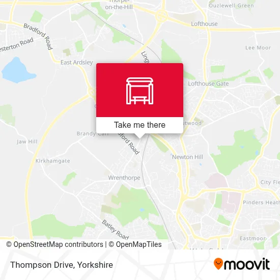 Thompson Drive map