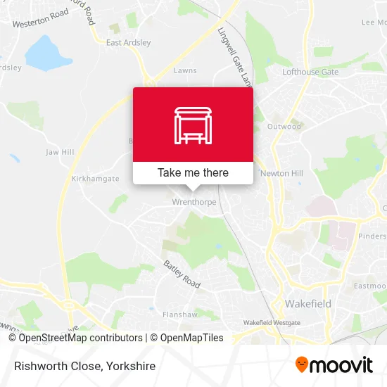 Rishworth Close map
