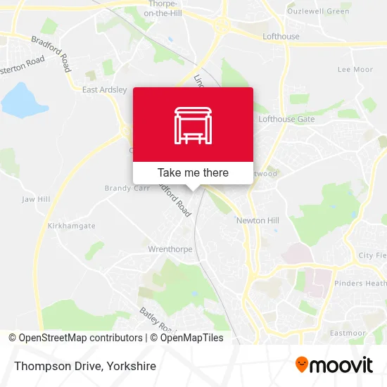 Thompson Drive map