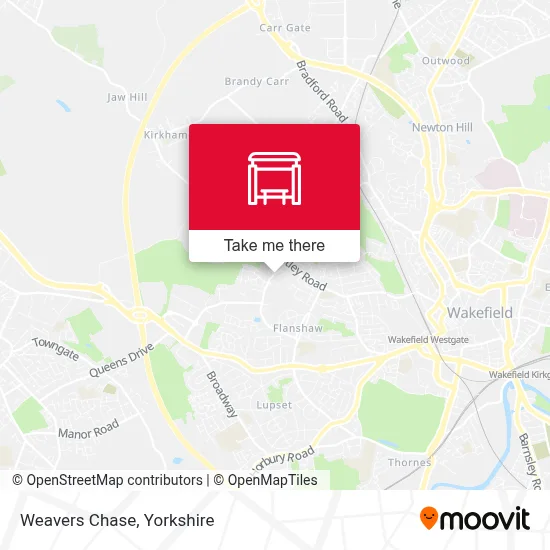 Weavers Chase map