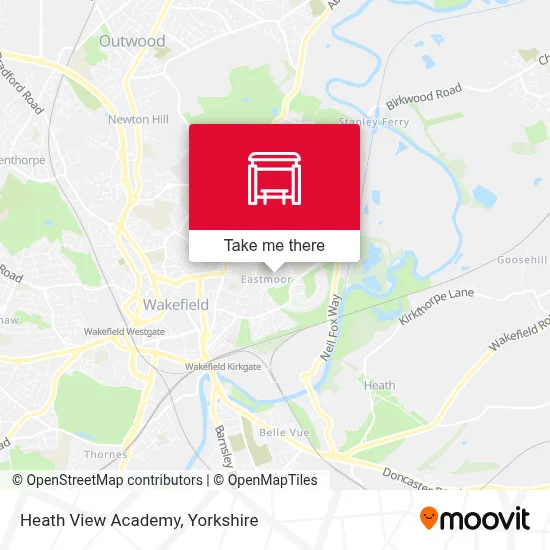 Heath View Academy map