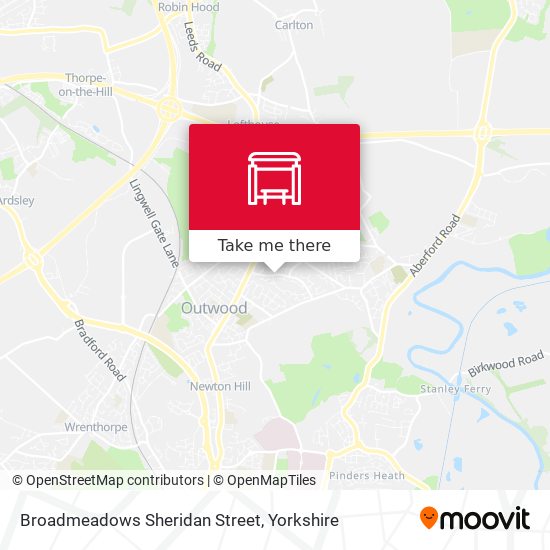 Broadmeadows Sheridan Street map