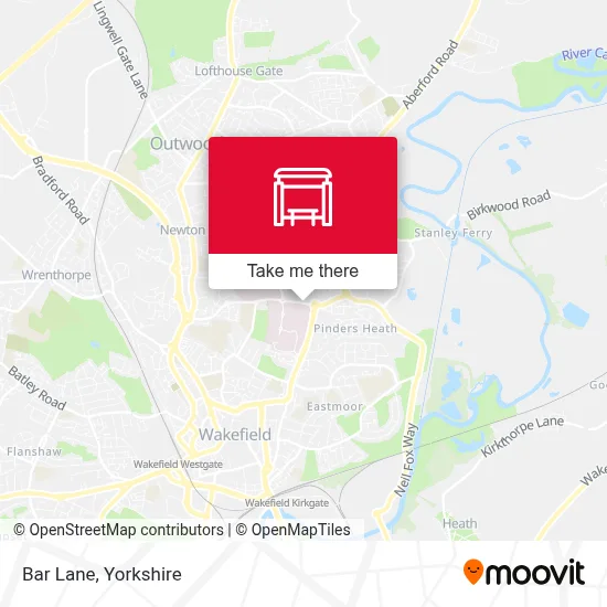 Bar Lane map