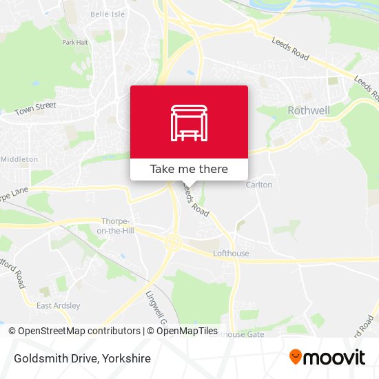 Goldsmith Drive map
