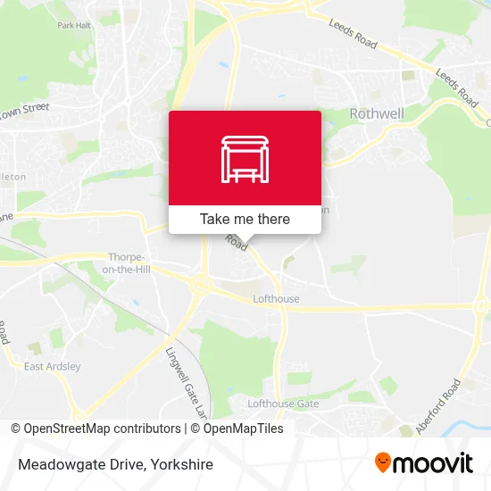 Meadowgate Drive map