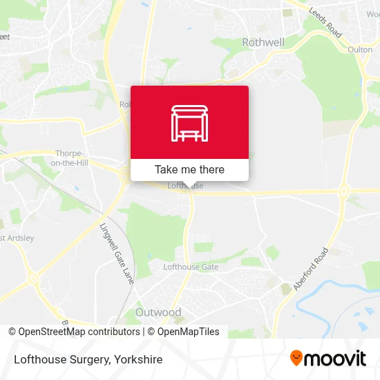Lofthouse Surgery map