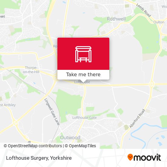 Lofthouse Surgery map