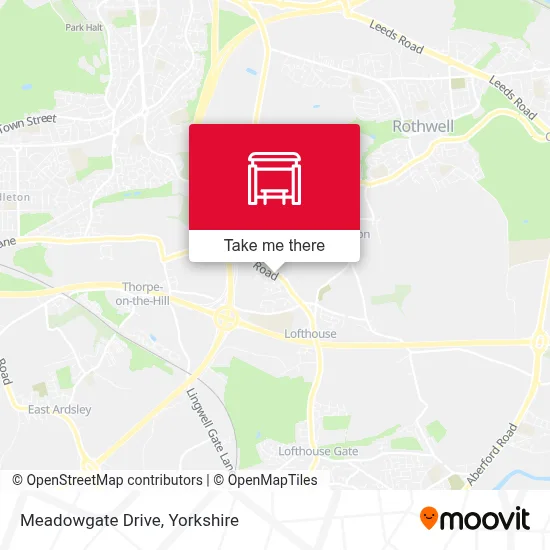 Meadowgate Drive map