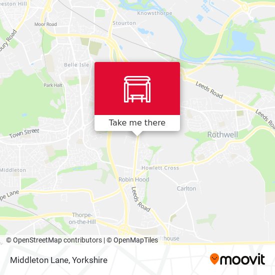 Middleton Lane map