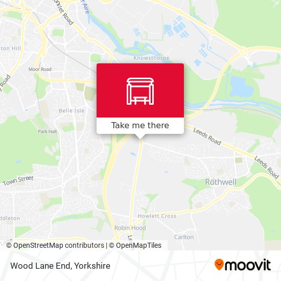Wood Lane End map