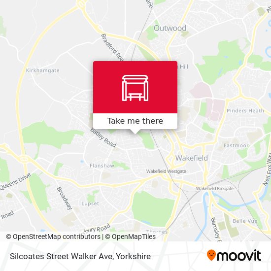 Silcoates Street Walker Ave map