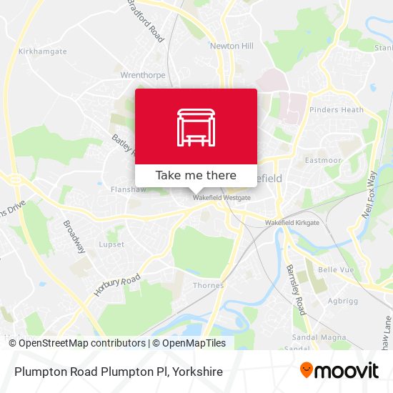Plumpton Road Plumpton Pl map