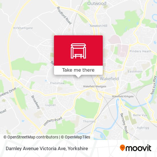 Darnley Avenue Victoria Ave map