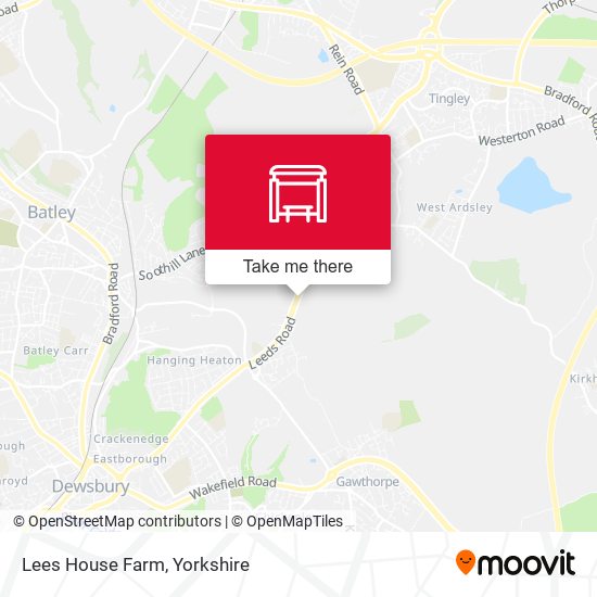 Lees House Farm map