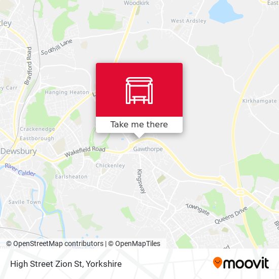 High Street Zion St map