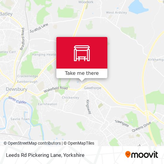 Leeds Rd Pickering Lane map
