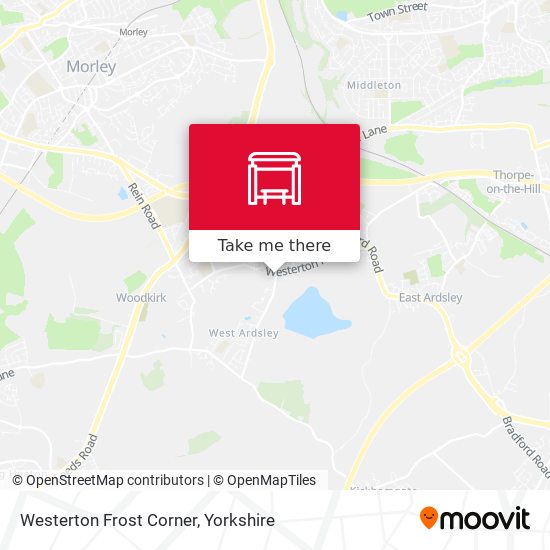 Westerton Frost Corner map