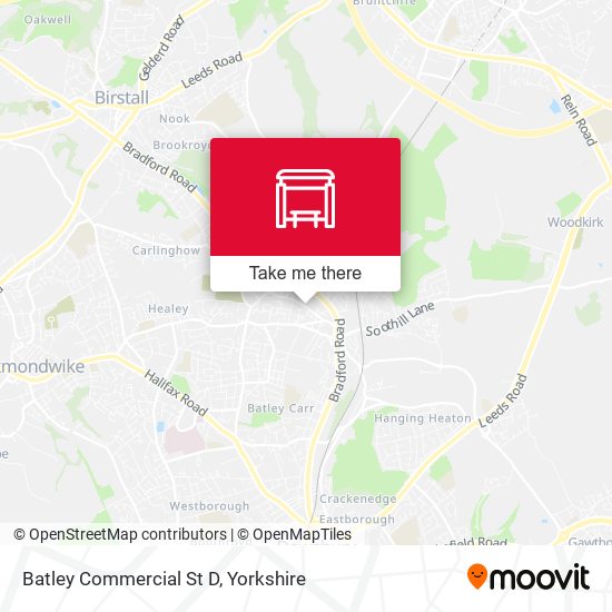 Batley Commercial St D map