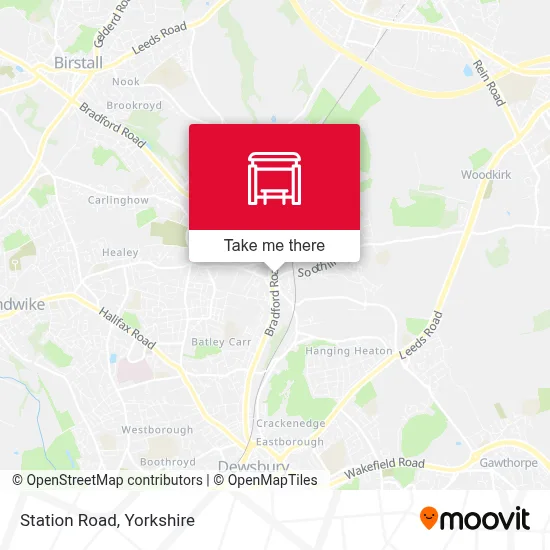 Station Road map
