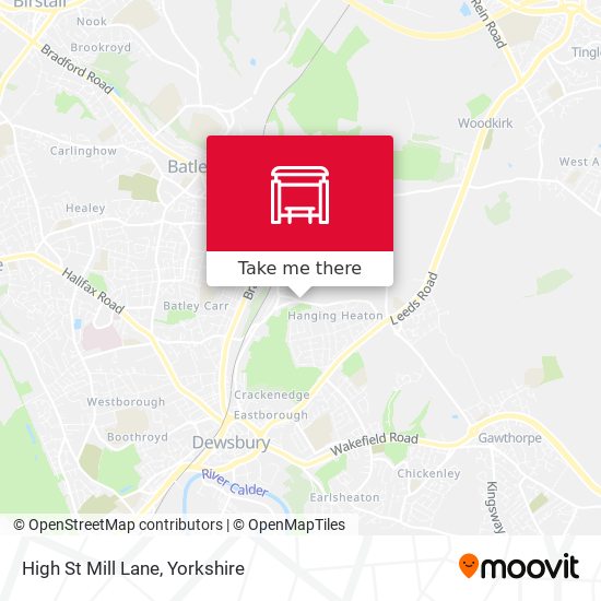 High St Mill Lane map