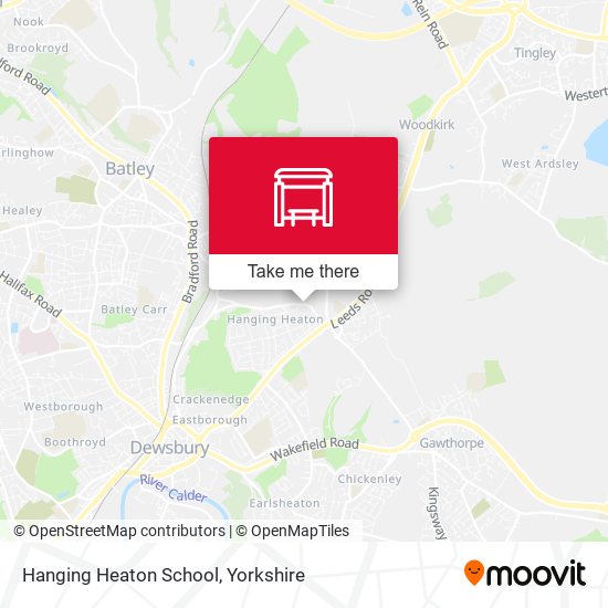 Hanging Heaton School map
