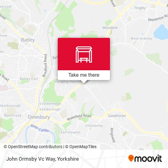 John Ormsby Vc Way map