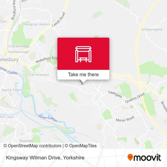 Kingsway Wilman Drive map