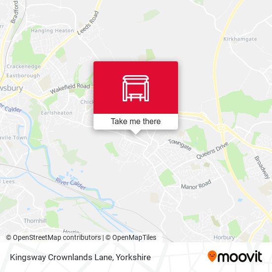 Kingsway Crownlands Lane map