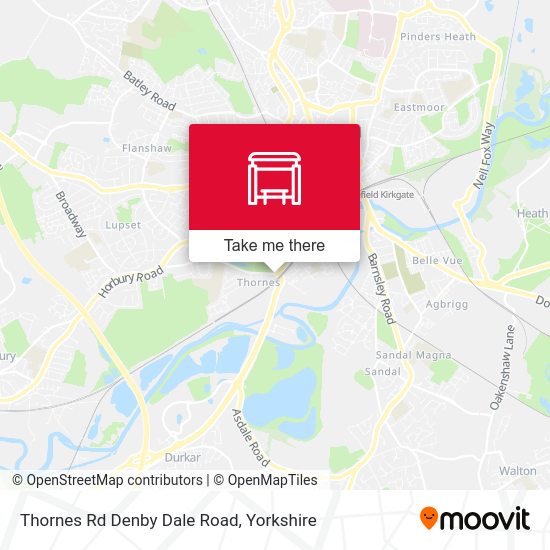 Thornes Rd Denby Dale Road stop Routes, Schedules, and Fares