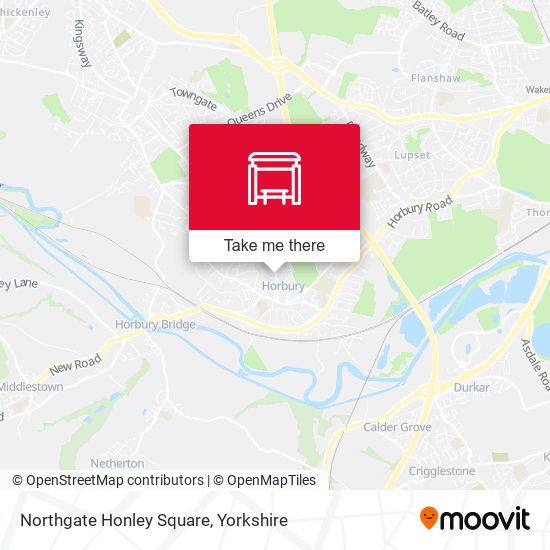 Northgate Honley Square map