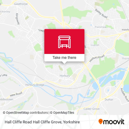 Hall Cliffe Road Hall Cliffe Grove map