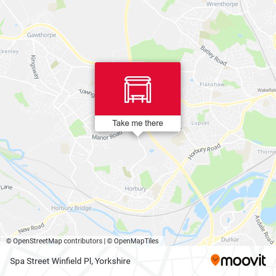 Spa Street Winfield Pl map