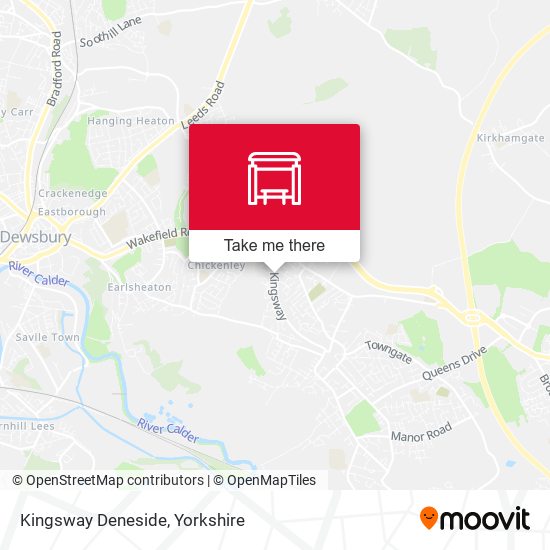 Kingsway Deneside map
