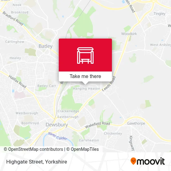 Highgate Street map