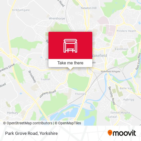 Park Grove Road map