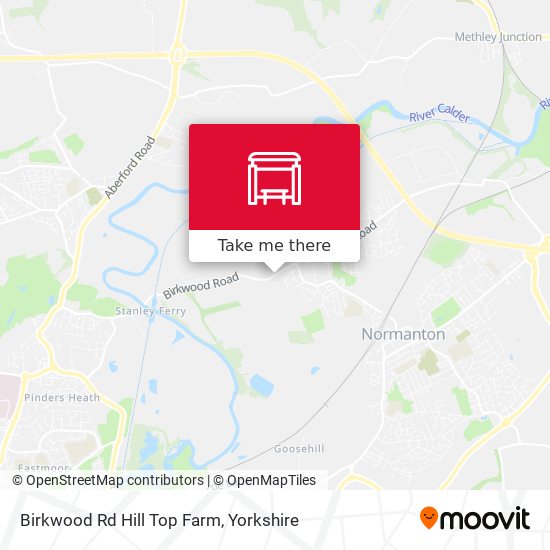 Birkwood Rd Hill Top Farm map