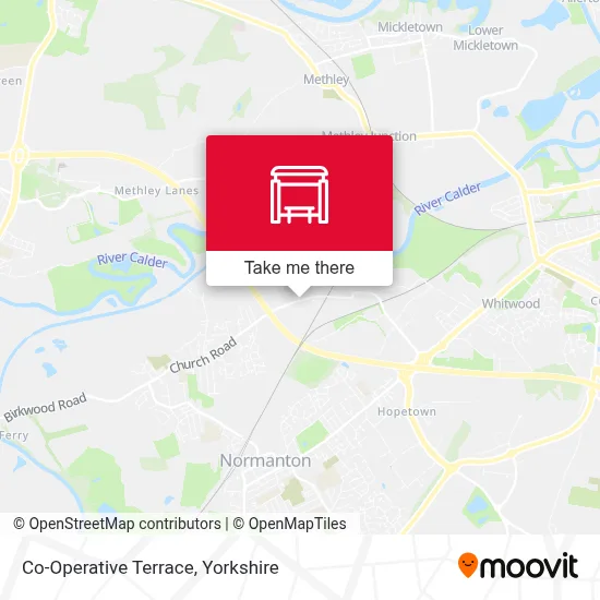 Co-Operative Terrace map