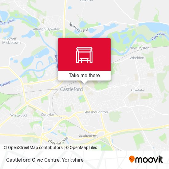Castleford Civic Centre map