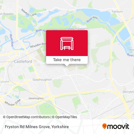 Fryston Rd Milnes Grove map