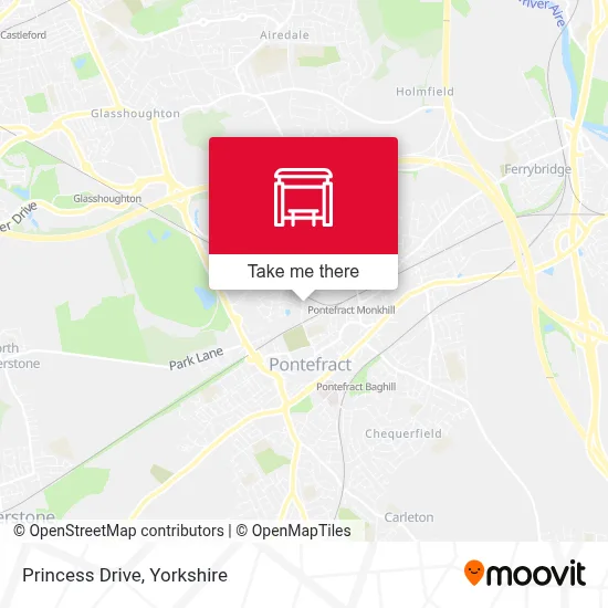 Princess Drive map