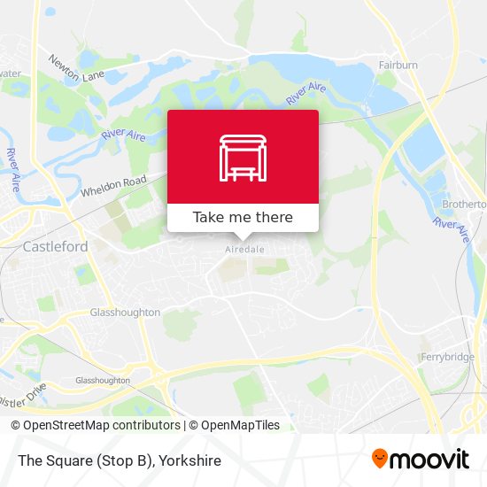 The Square (Stop B) map