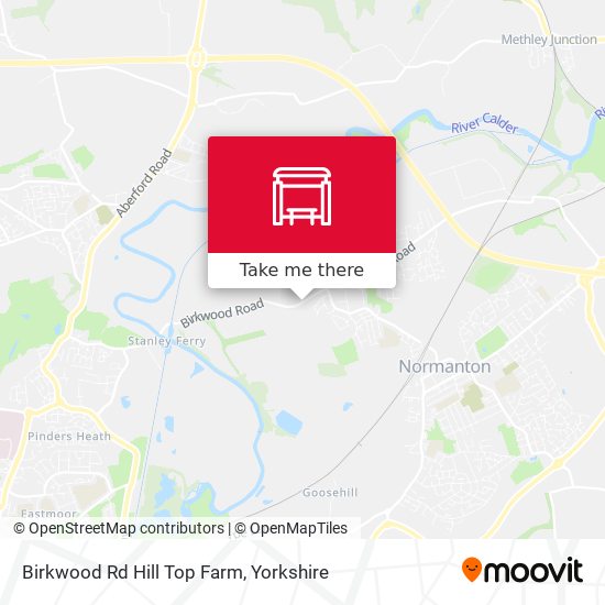 Birkwood Rd Hill Top Farm map