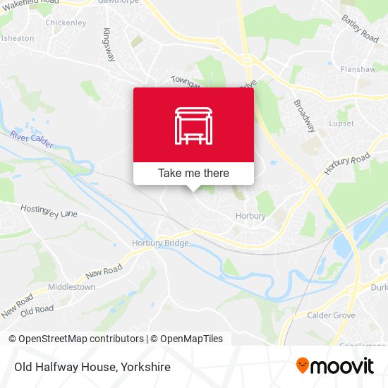 Old Halfway House map